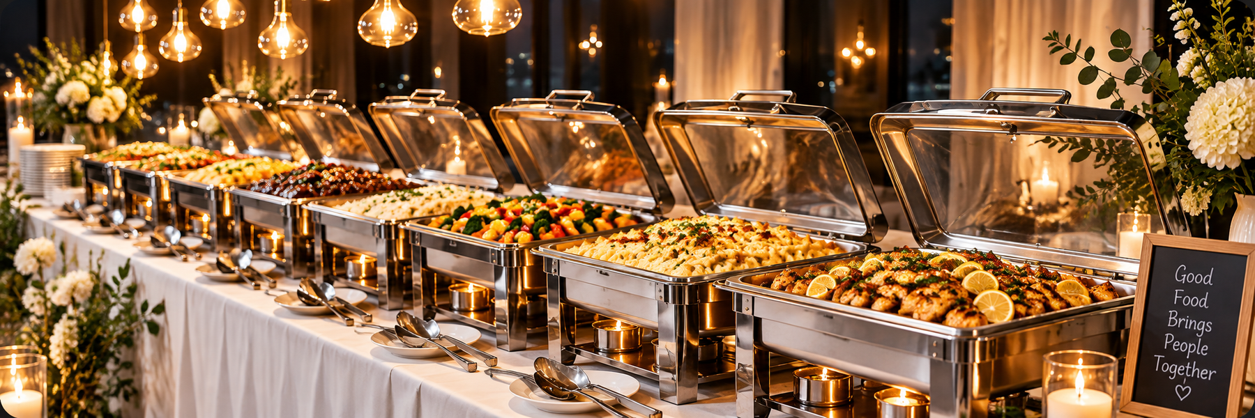 50 Best Dishes to Serve in a Chafing Dish Buffet
