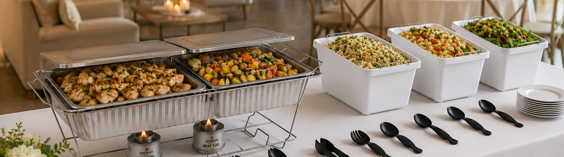 How to Keep Food Warm at a Buffet for Hours