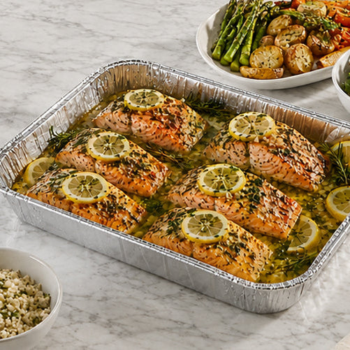 Lemon Herb Baked Salmon