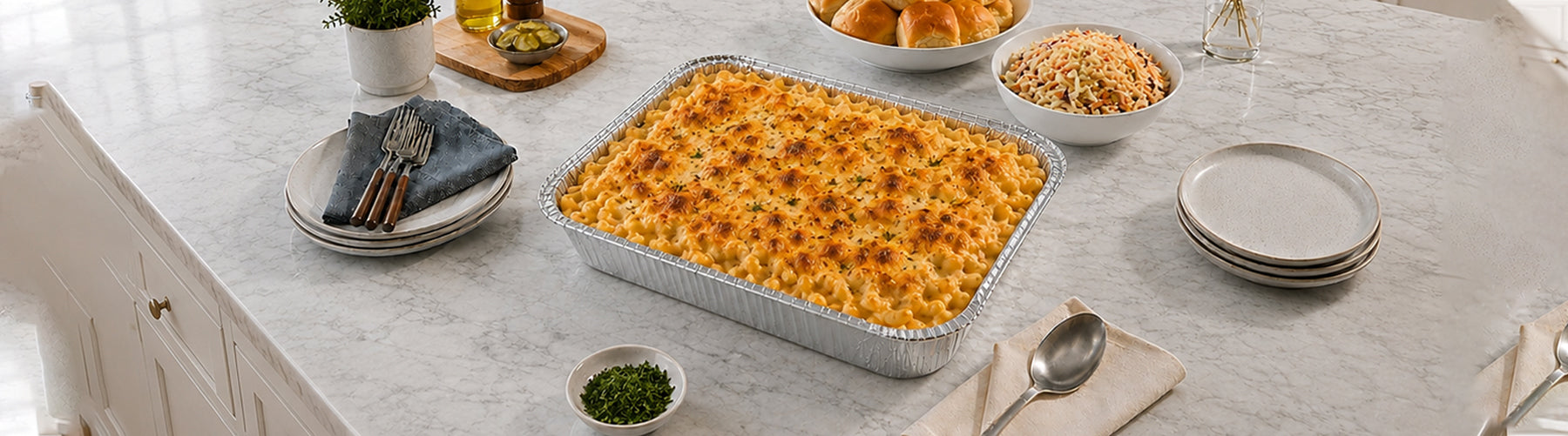 Four-Cheese Baked Mac & Cheese - Chafing Recipe