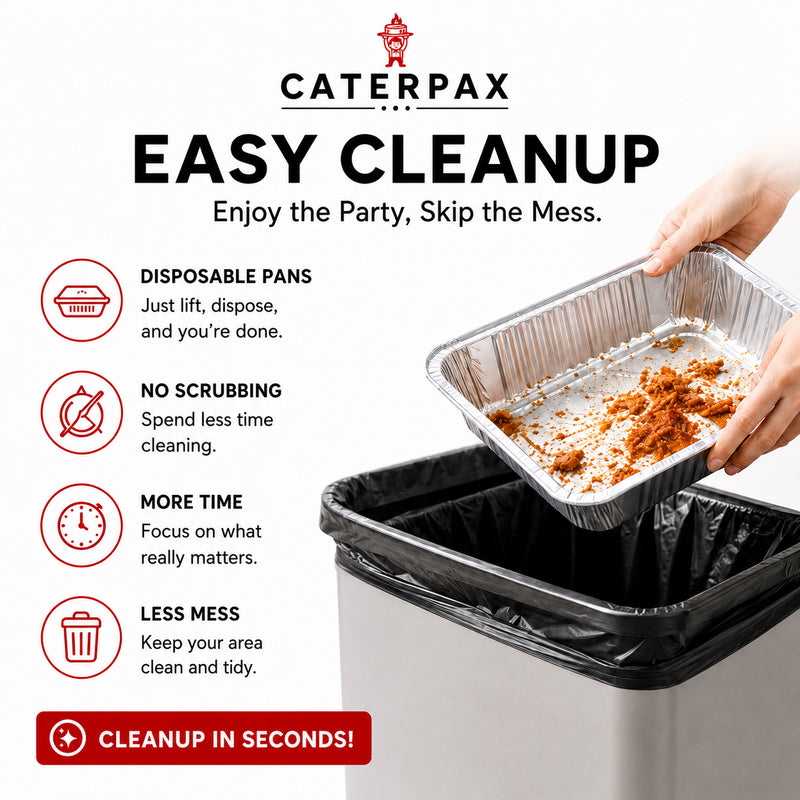 Disposable Chafing Buffet Sets | Complete Food Warming Kits | Caterpax